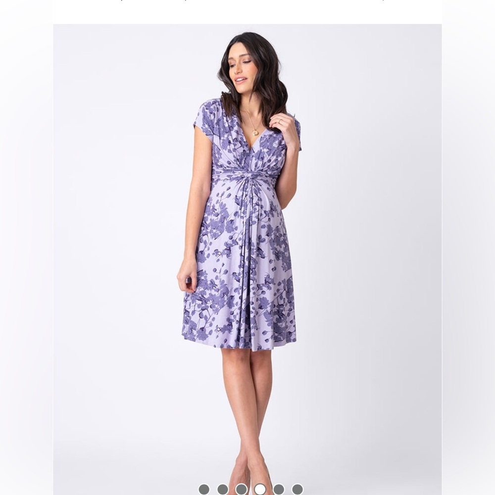 Seraphine lavender blossom maternity dress size 4